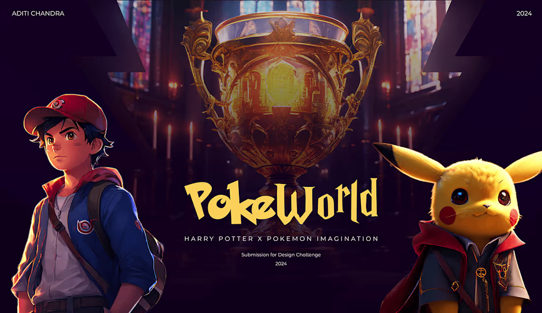 Cover image for Pokeworld: Harry Potter x Pokemon Imagination 