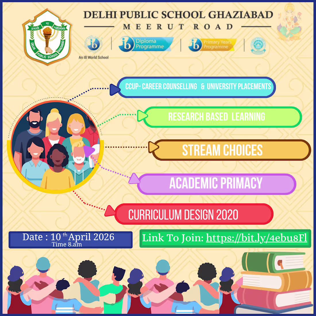 Cover image for Designed an academic information poster