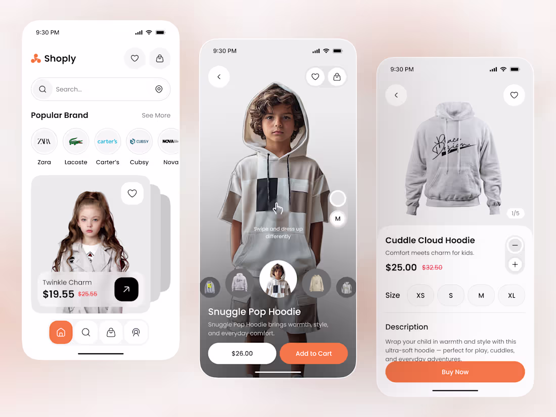 Cover image for Kids Fashion E-commerce App