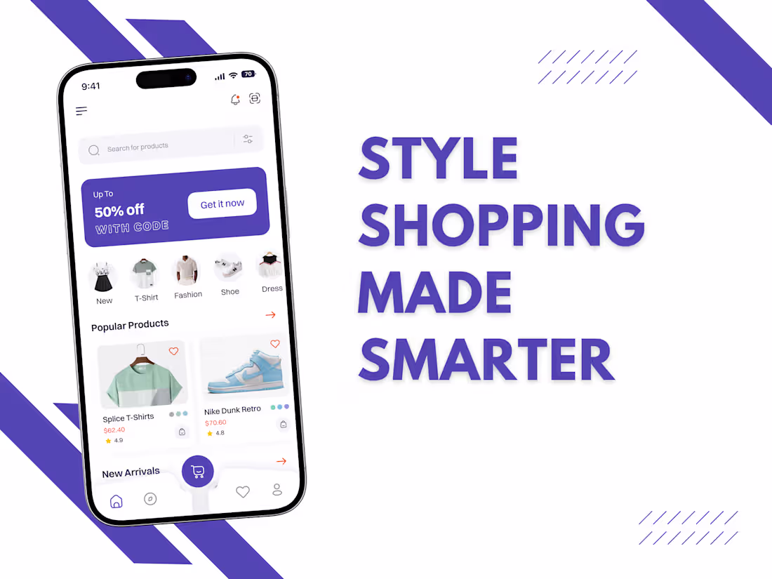 Cover image for Shopora: E-commerce Mobile App UI Design