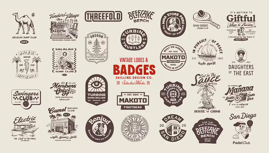 Cover image for Selected Works 2025 for Skilline Design Co