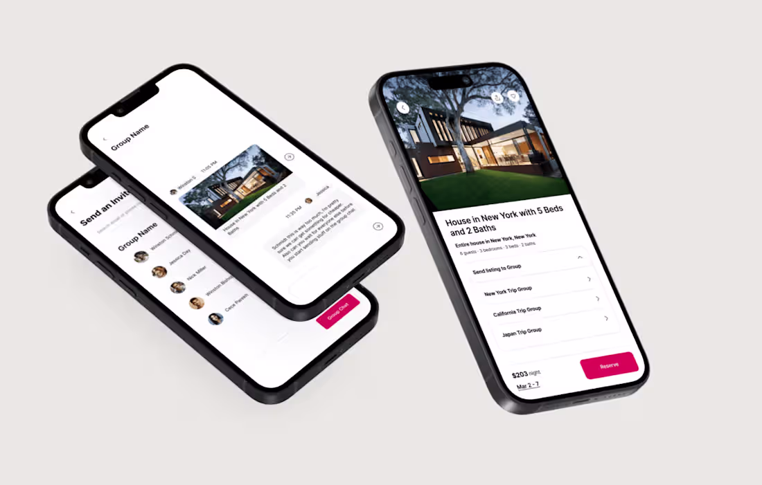 Cover image for AirBnb | Group Chat App Design