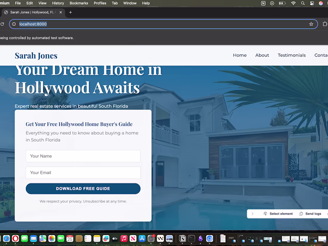 Cover image for starter website package 