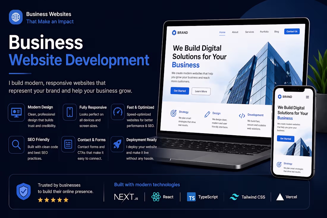 Cover image for Business Website Development