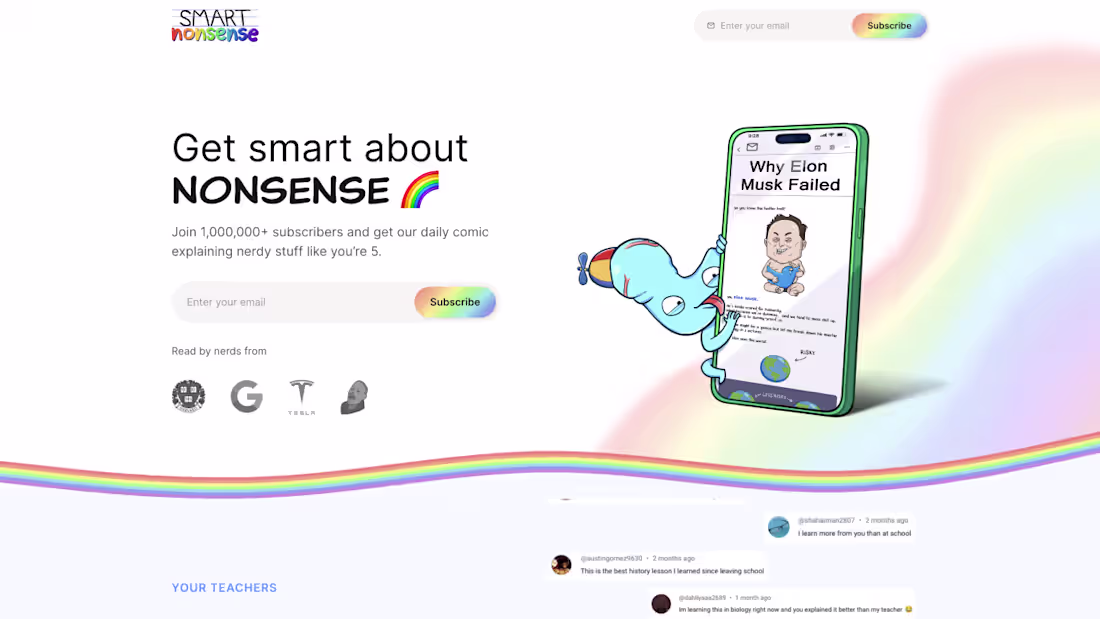 Cover image for How We Helped Smart Nonsense Build a 10k+ Email List in 5 Weeks