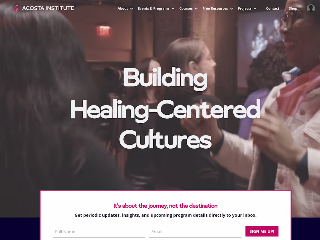 Cover image for Constant course and website updates