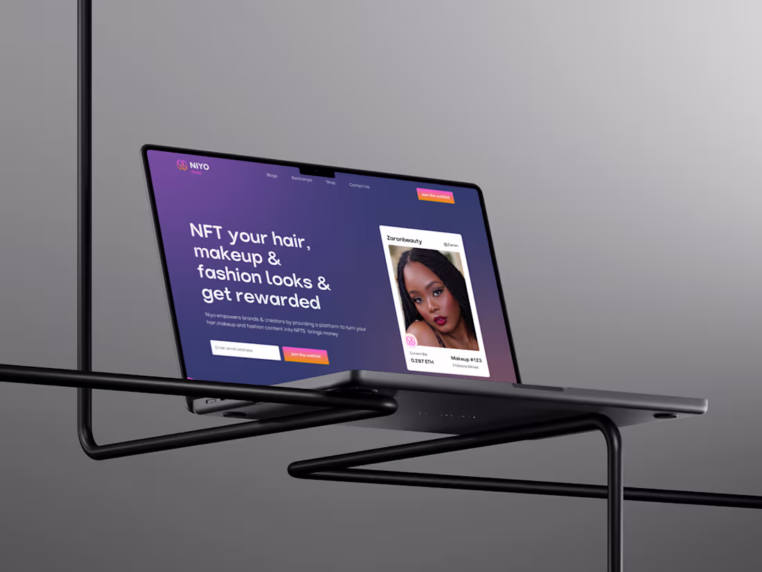 Cover image for Niyo Dapp Landing Page Redesign