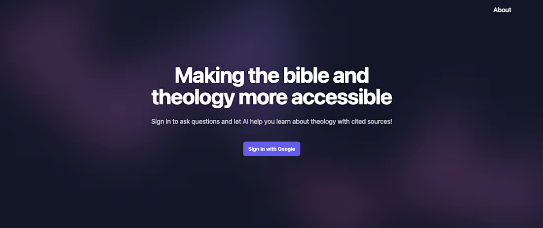 Cover image for Platform Development for christiandoctrine.ai
