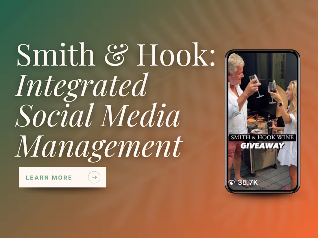 Cover image for Influencer Partnerships & Social Media Strategy for Smith & Hook