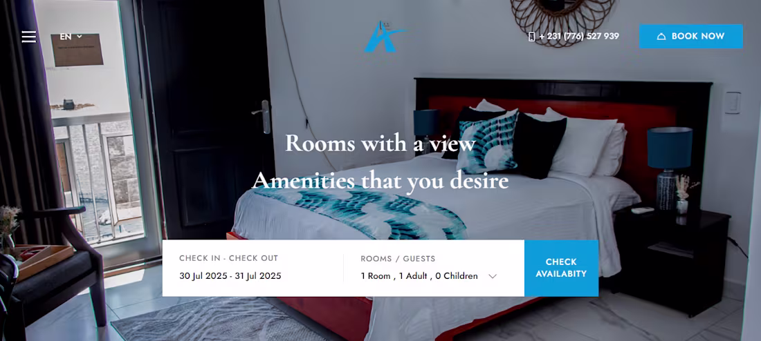 Cover image for A' La Lagune Hotel Website Development