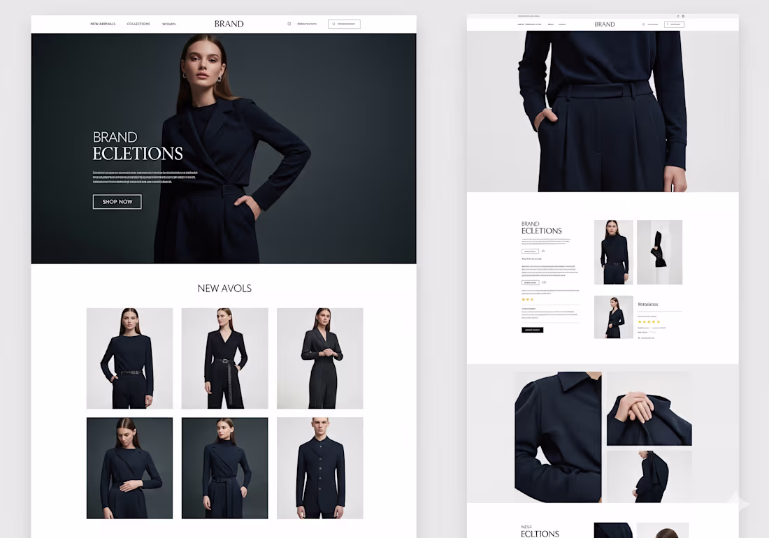Cover image for Modern E-Commerce Website Design (Fashion