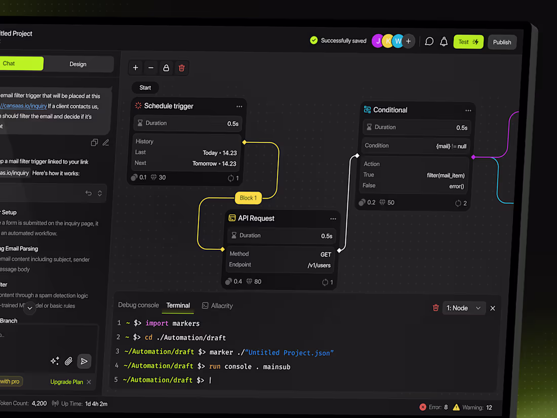 Cover image for Markers - Automation Dashboard