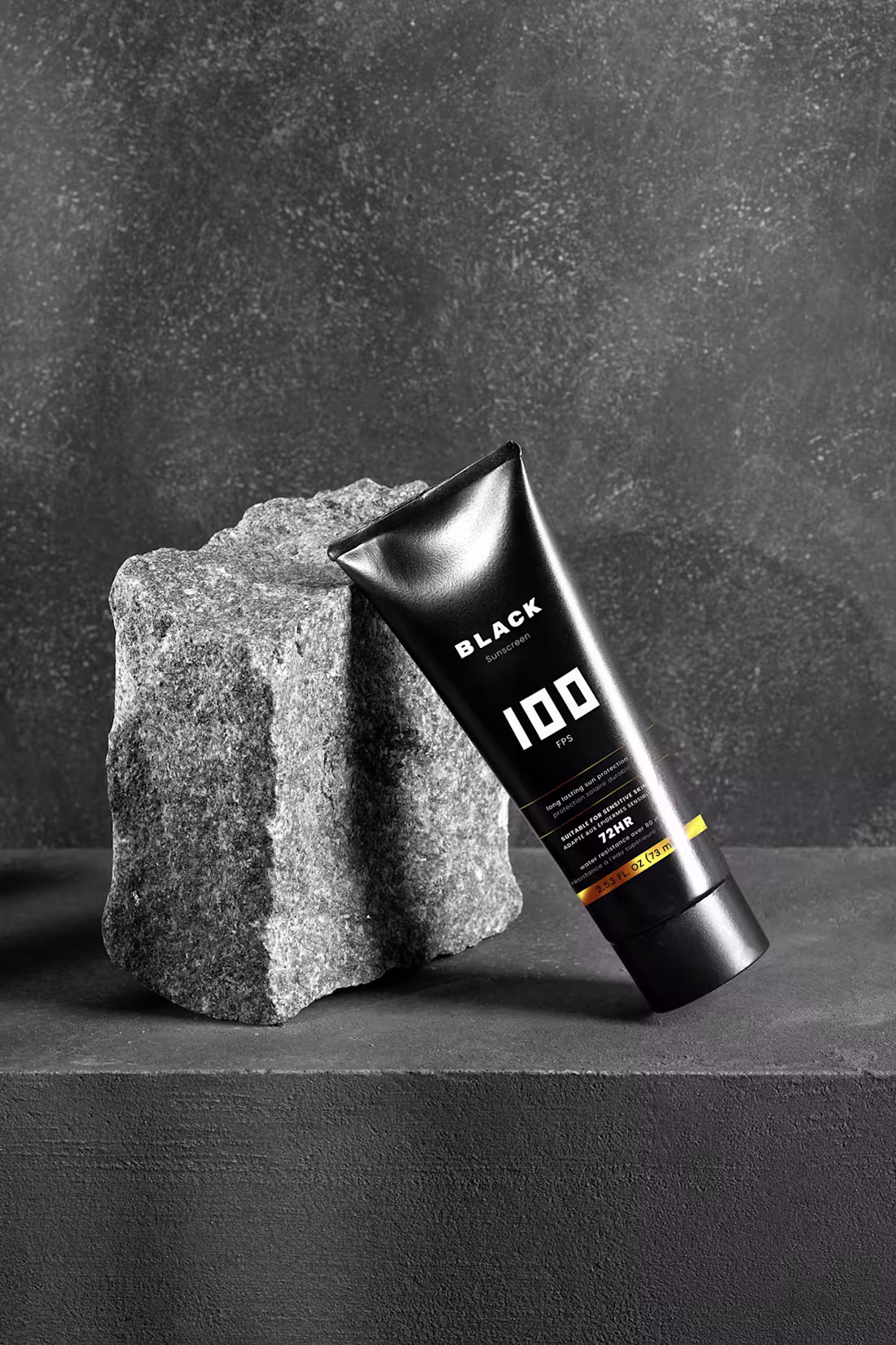 Cover image for Packaging Design | black sunscreen