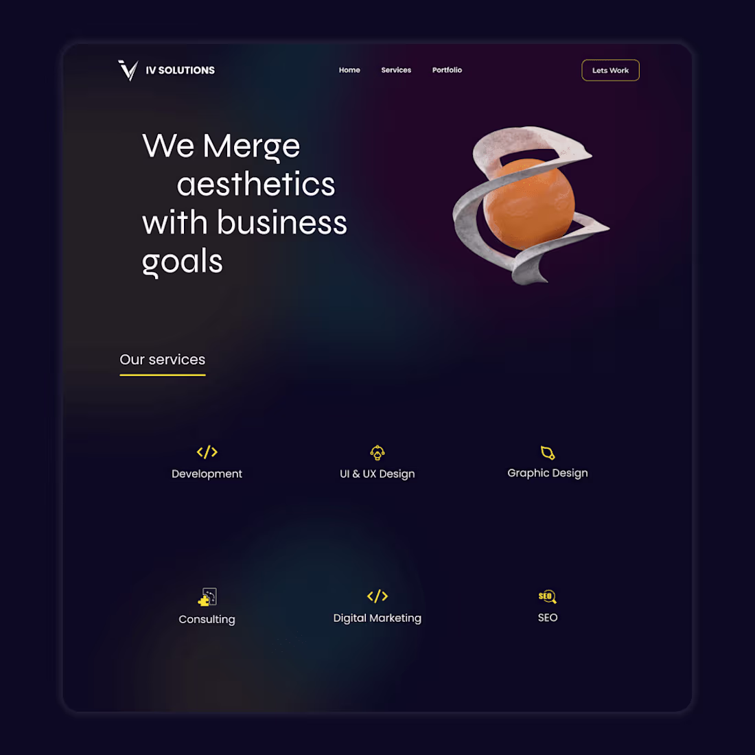 Cover image for IV Solutions Website