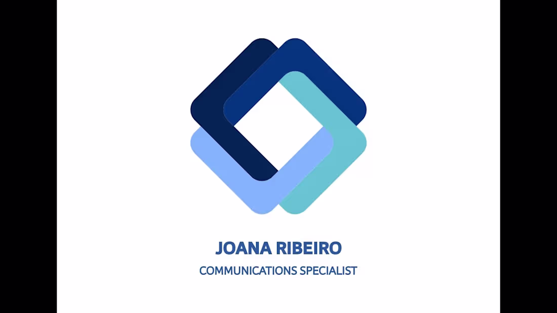 Cover image for Introduction Video - Joana Ribeiro - Communications Specialist