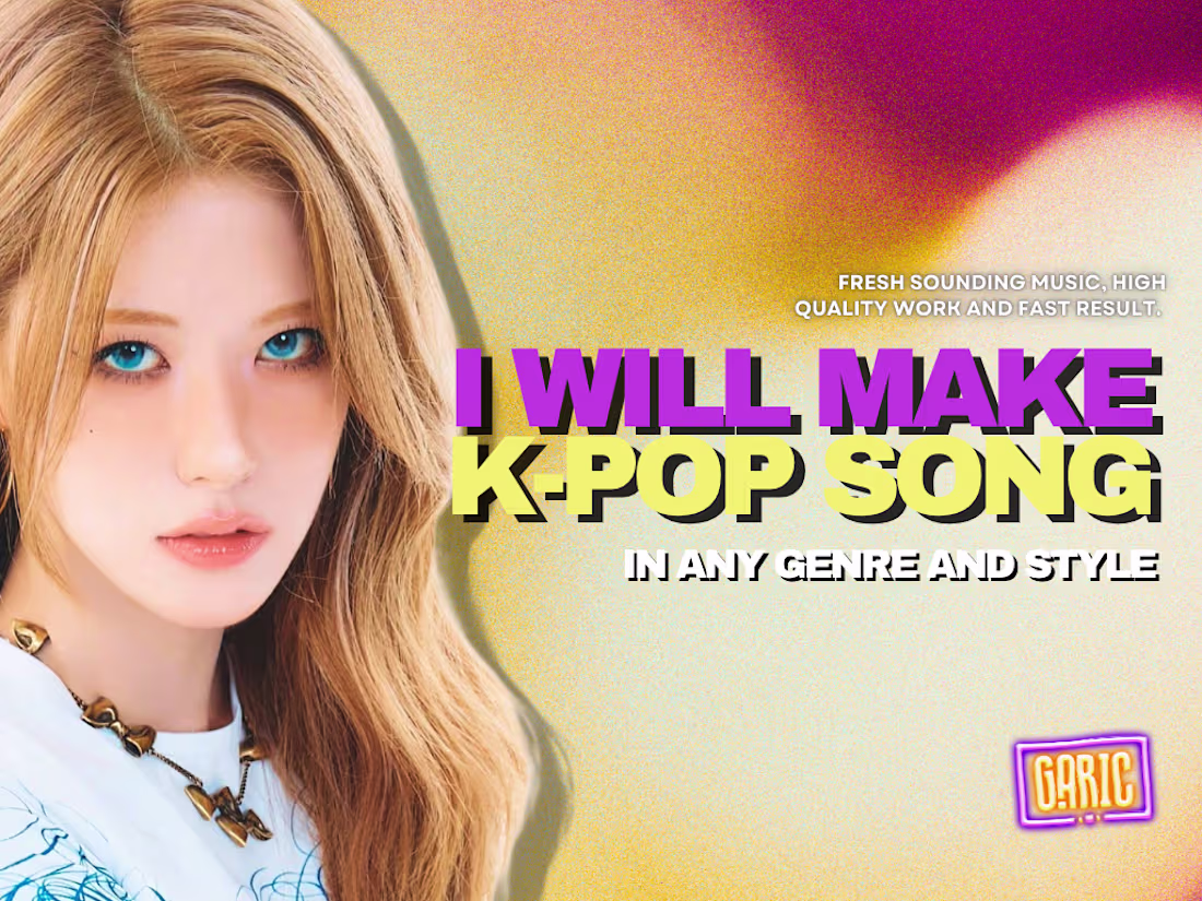 Cover image for I can produce a professionaly-sounding pop/k-pop beat for you