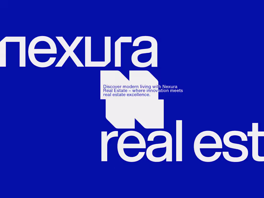 Cover image for NEXURA RE — Real Estate Logo & Brand Identity
