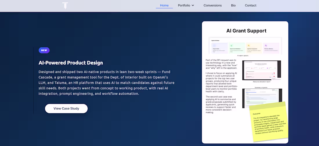 Cover image for Rebuilt my portfolio with Claude