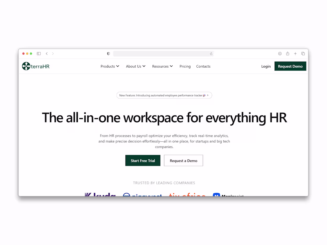 Cover image for TerraHR - The all-in-one workspace for everything HR