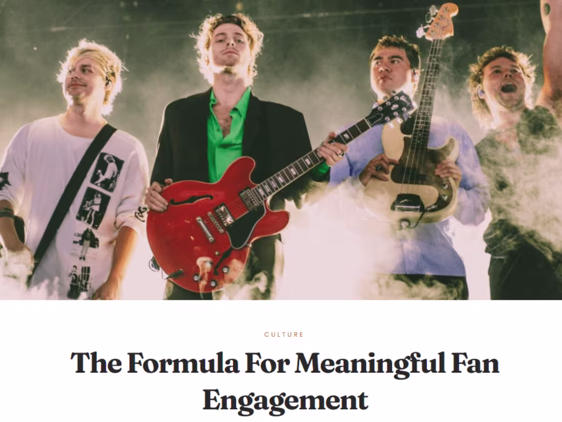 Cover image for The Formula For Meaningful Fan Engagement - That Fangirl Life