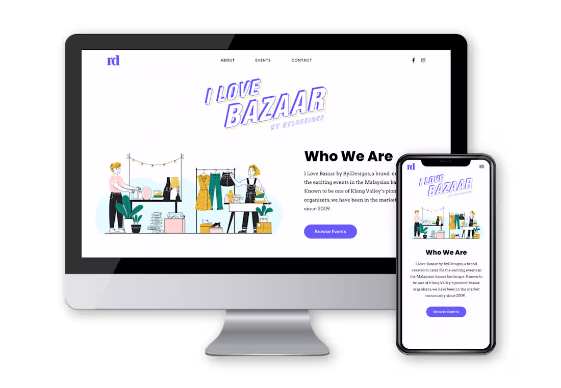 Cover image for Web Design | I Love Bazaar