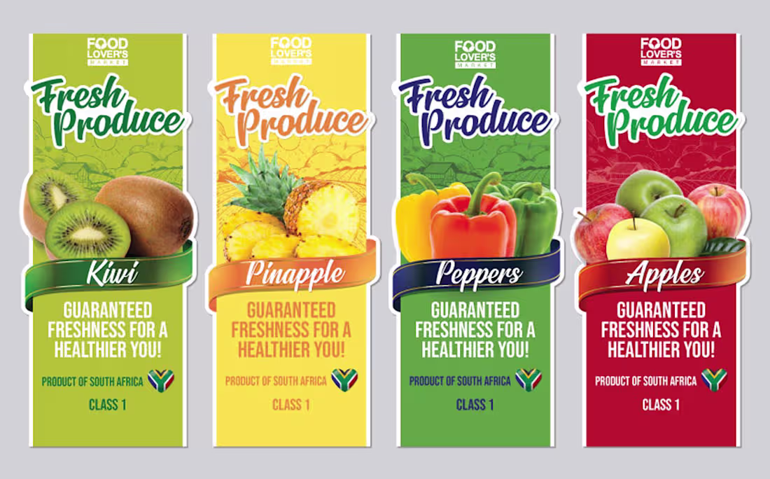 Cover image for Label / Sticker Design for Food Lover's Market - Zoeke