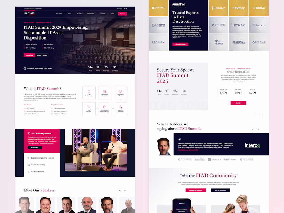 Cover image for Conference Website Redesign