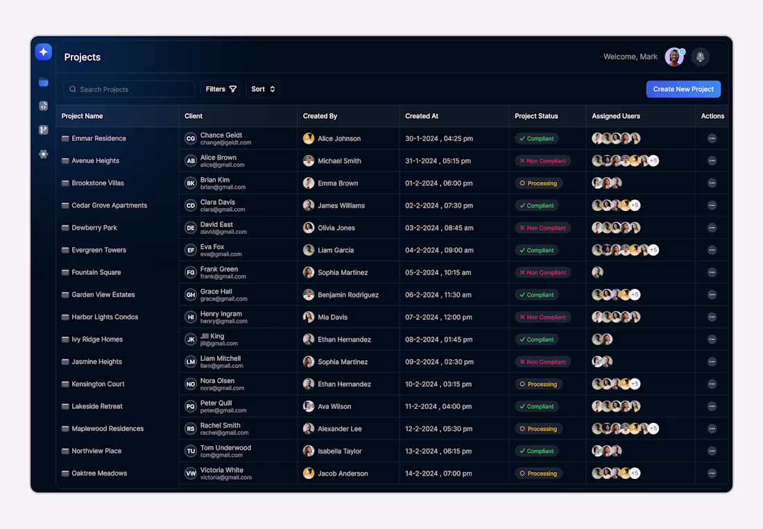 Cover image for Tables designed for Construction AI Saas