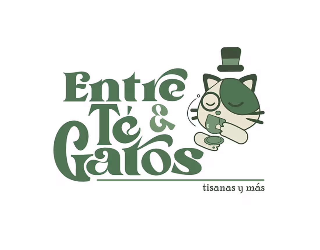 Cover image for Entre té y gatos: tisanas y más :: Behance