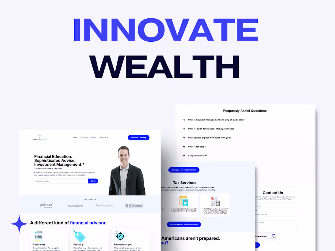 Cover image for Financial Education Website