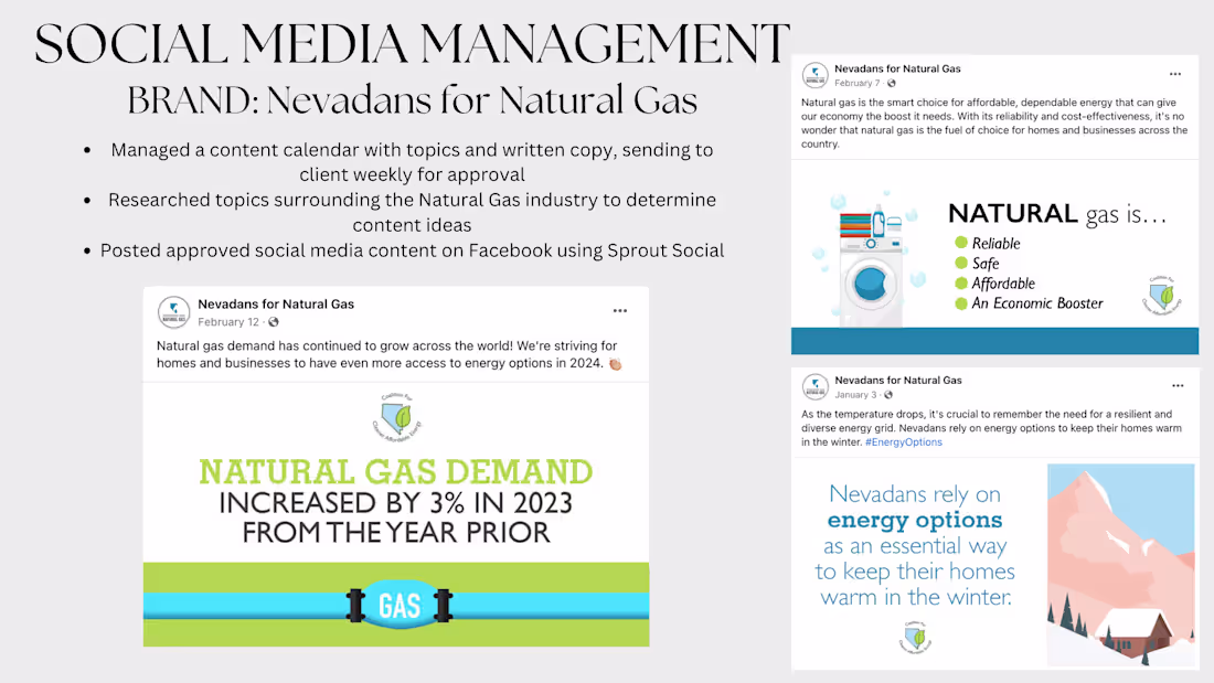 Cover image for Social Media Management for Energy Group