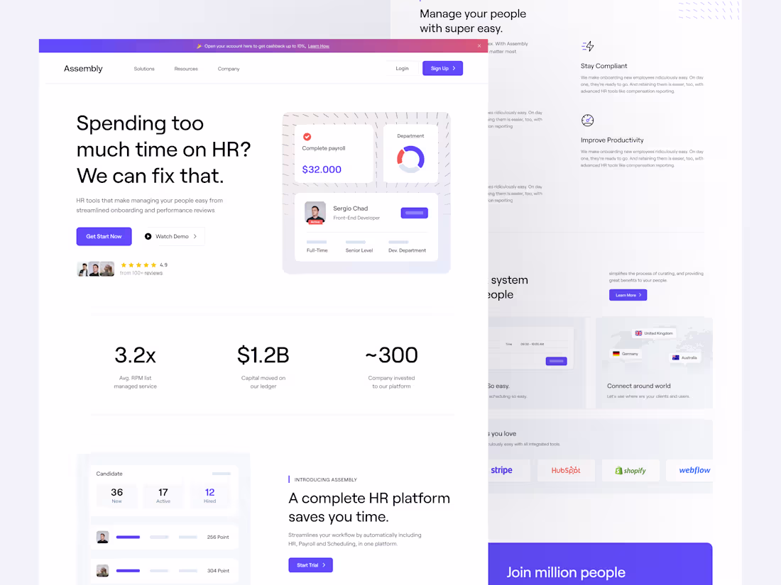 Cover image for Human Resource - Landing Page