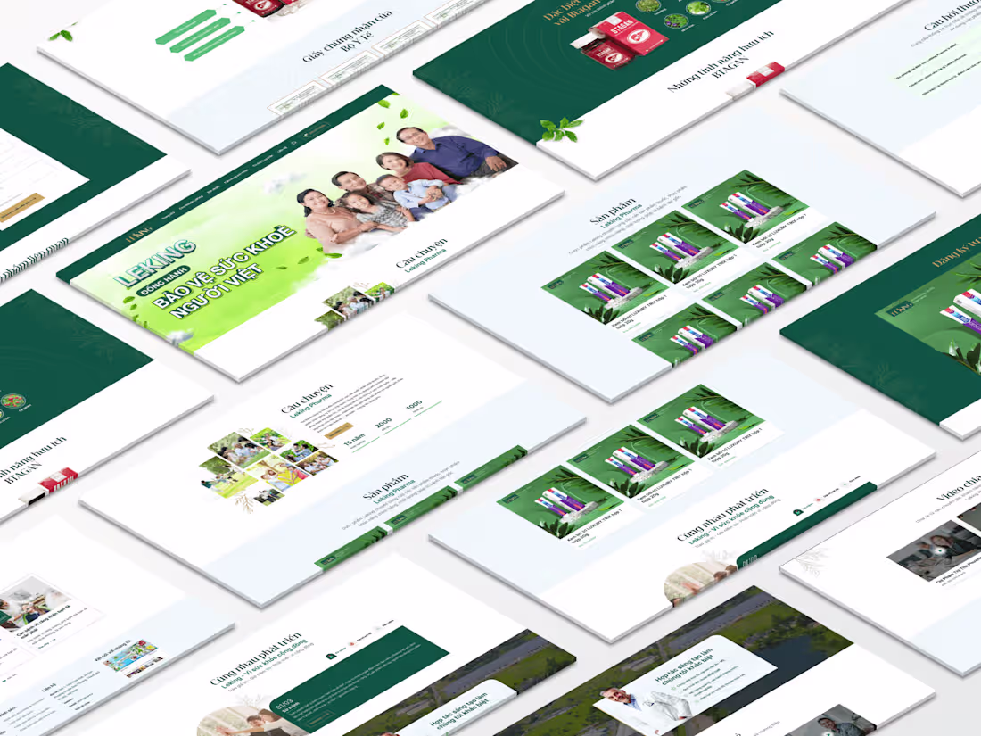 Cover image for DESIGN PROJECT WEBSITE LEKING PHARMA