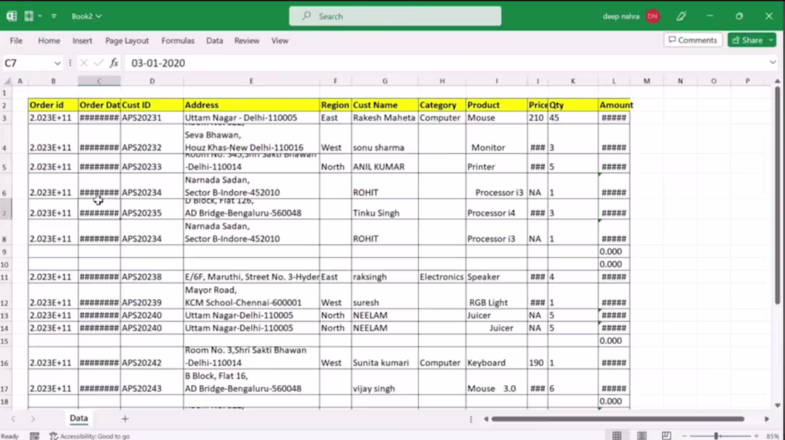 Cover image for I will clean, dedupe, sort