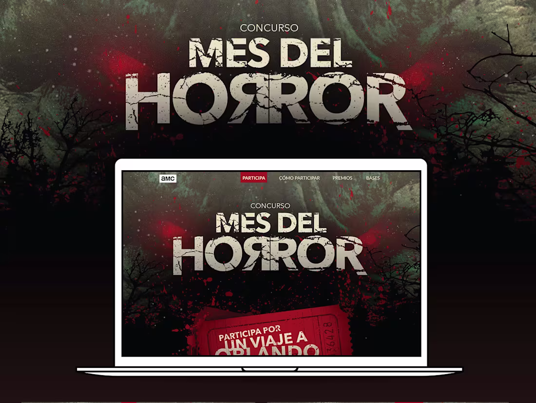 Cover image for AMC. Mes del Horror. Contest