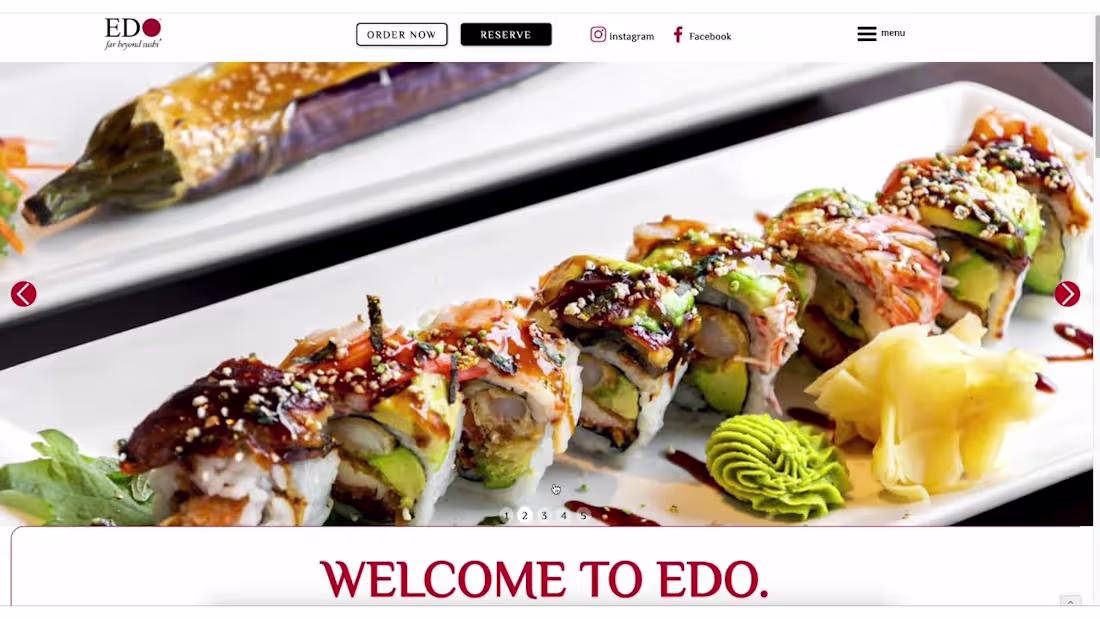 Cover image for Edo website in Webflow