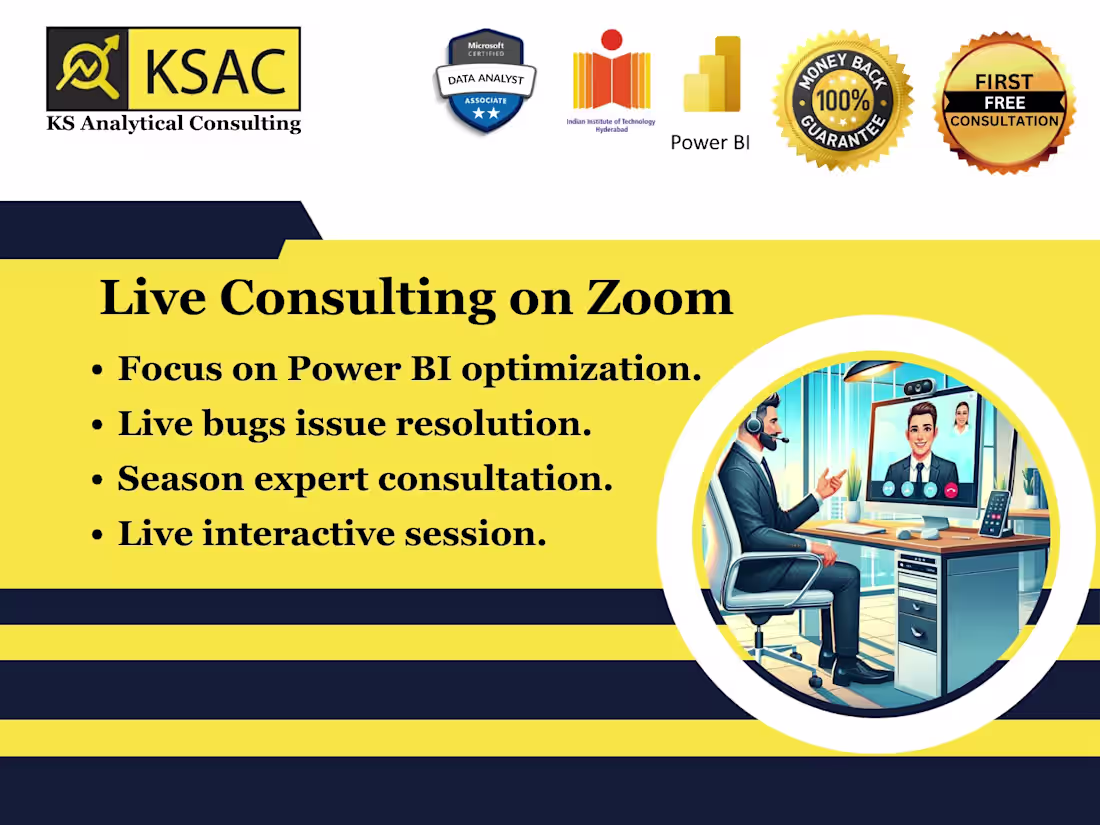 Cover image for Live Power BI Consulting: Guaranteed Results With Expert