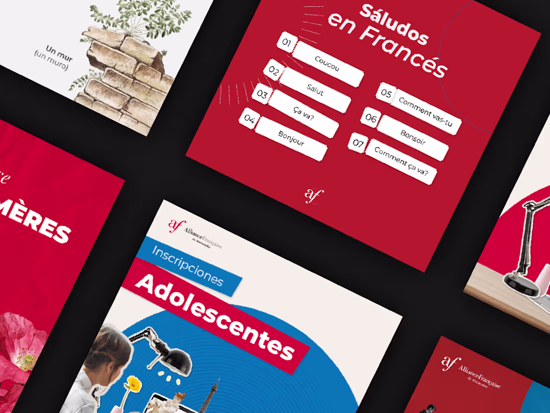 Cover image for Social Media Design for Alliance Francaise 