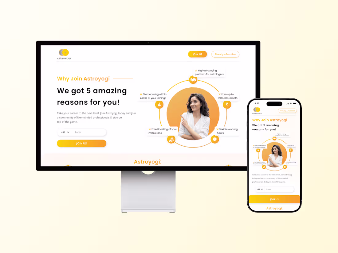 Cover image for Professional Website Design : UX-Driven, Responsive Solutions