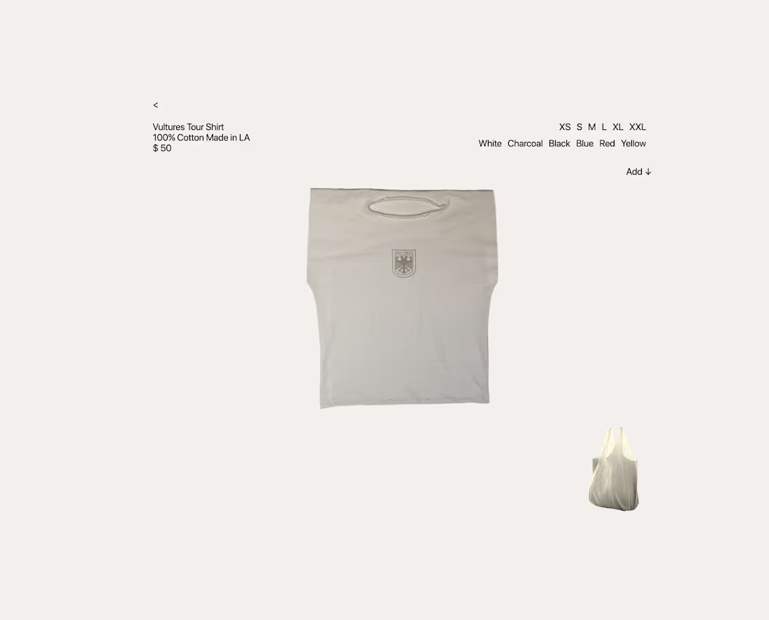 Cover image for YZY Website