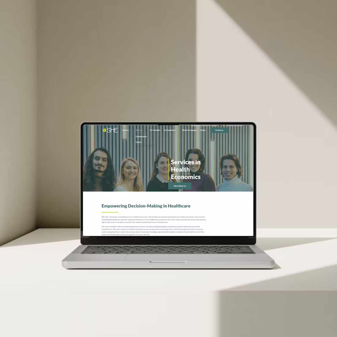 Cover image for SHE - service in health economics