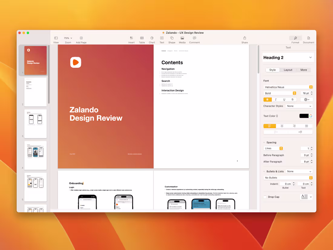 Cover image for Zalando Design Review