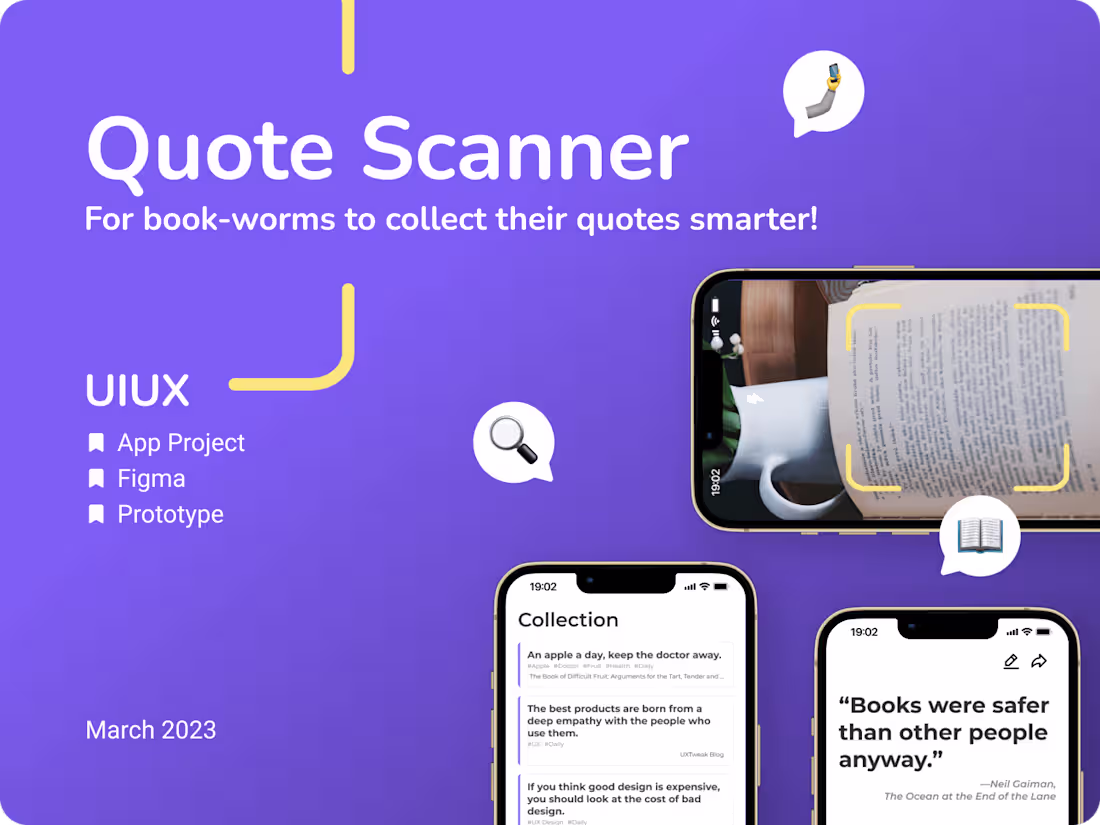 Cover image for APP Design: Quote Scanner
