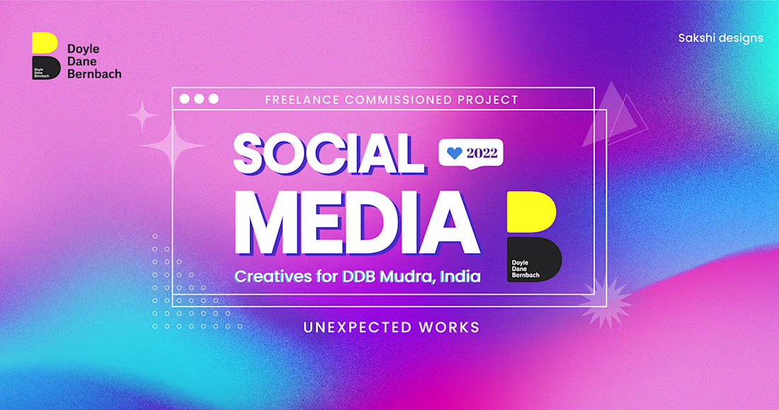 Cover image for DDB Mudra (Social Media Creatives 2023) on Behance