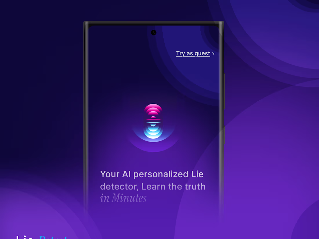 Cover image for Lie Detect Mobile App
