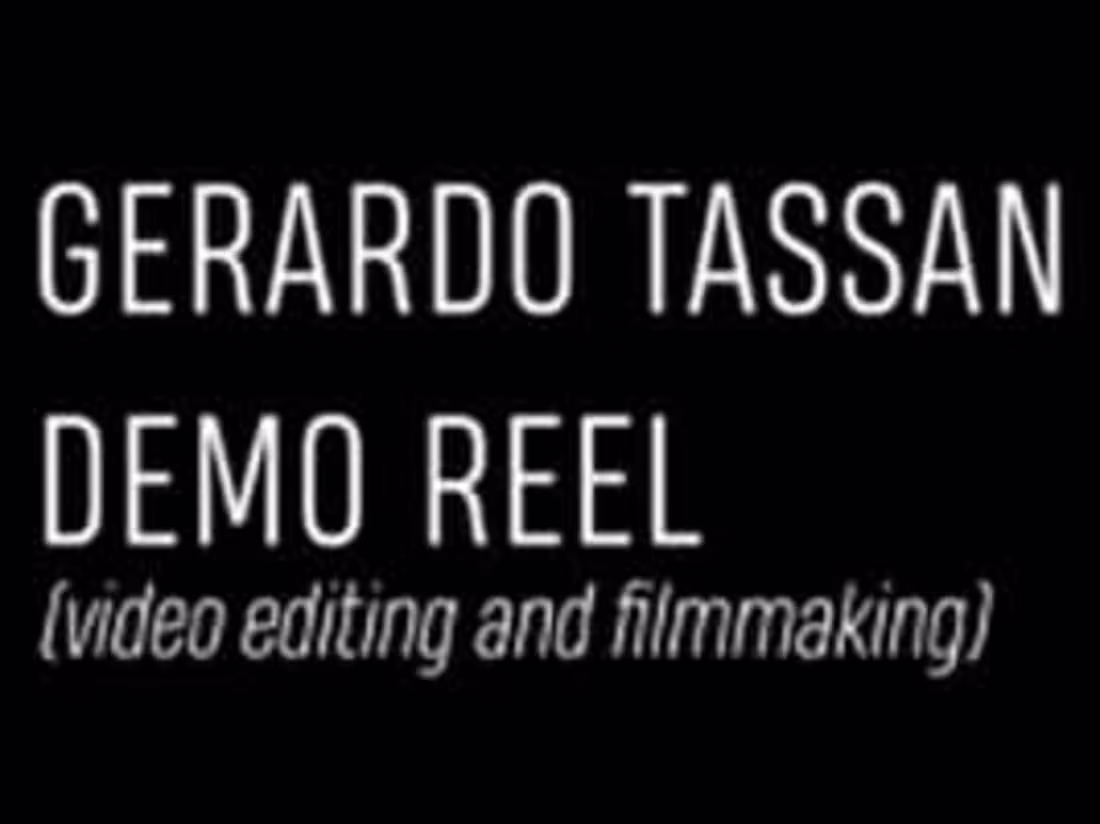 Cover image for Video editing reel