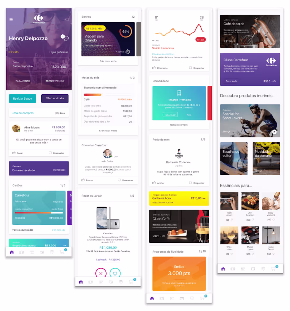 Cover image for A Collection of UI Design Projects