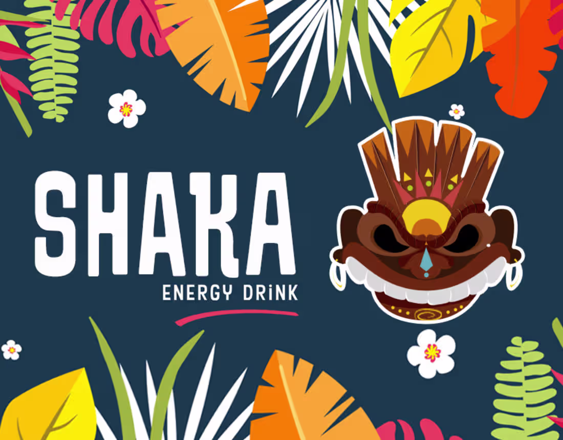 Cover image for Shaka Energy Drink