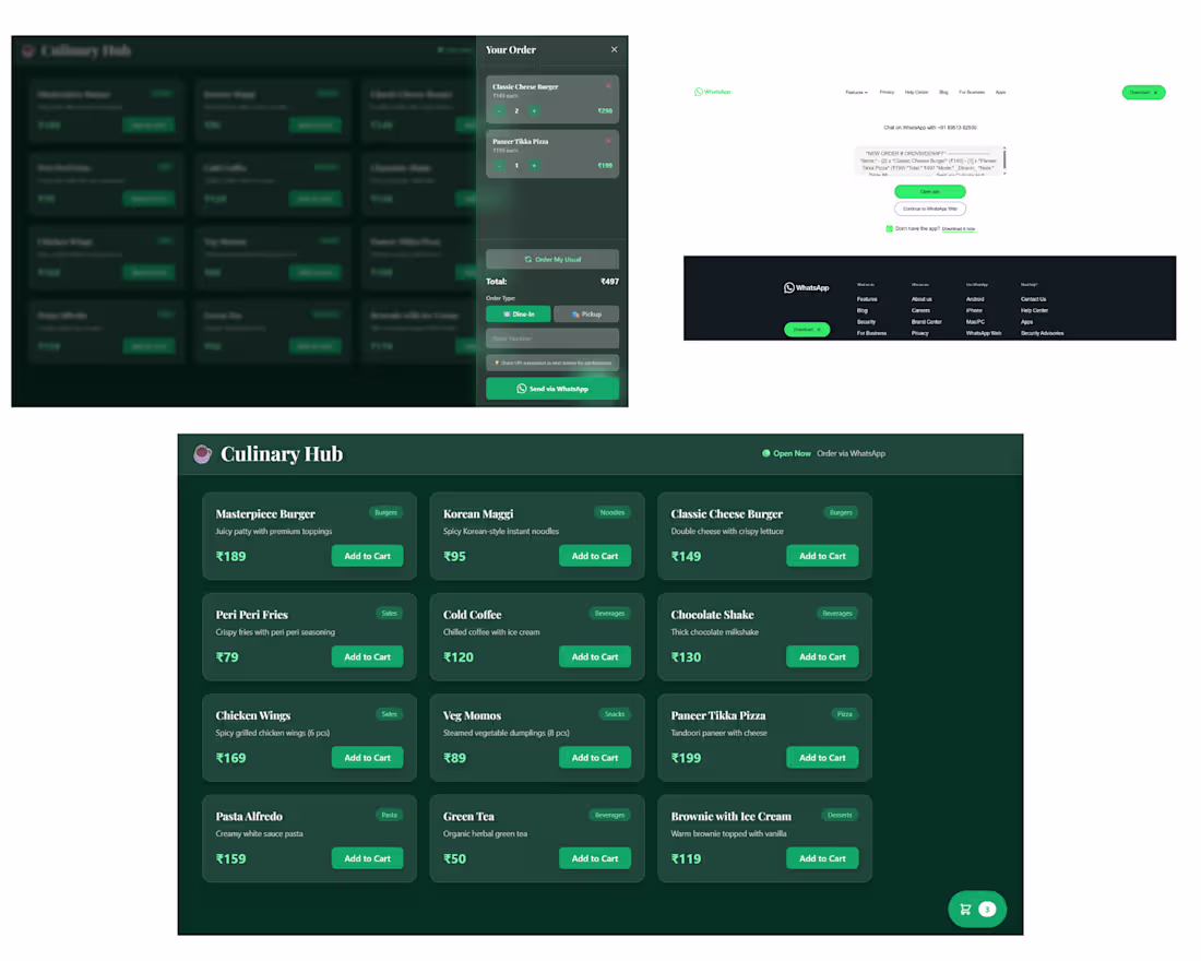 Cover image for The Culinary Hub: High-Performance, Commission-Free