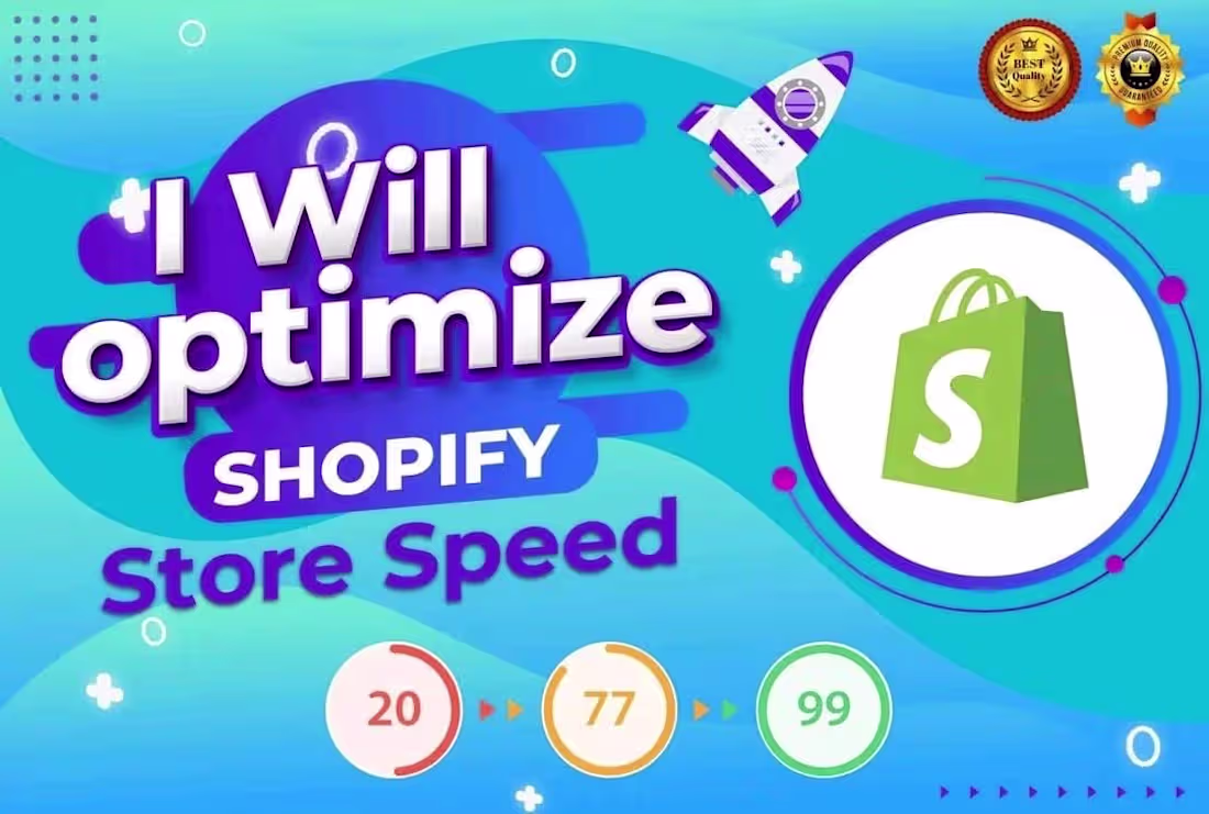 Cover image for I will optimize your shopify store speed